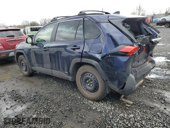 2024 Toyota RAV4 Hybrid XLE Premium with VIN JTMB6RFV4RD151024, listed as a Copart auction lot 46646405 with 3,310 mi miles and Salvage Title. Bid and sale history available at DreamBid. Image 2.
