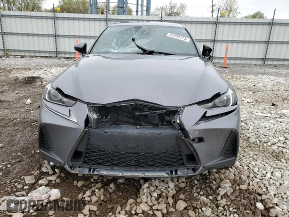 2017 Lexus IS 300 with VIN JTHCM1D23H5022302, listed as a Copart auction lot 55098775 with 75,754 mi miles and Salvage title. Bid and sale history available at DreamBid. Image 5.