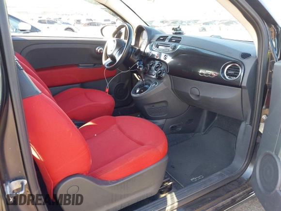 2012 FIAT 500 Pop with VIN 3C3CFFDRXCT280559, listed as a IAAI auction lot 42078063 with 60,922 mi miles. Bid and sale history available at carsss.com. Image 5.
