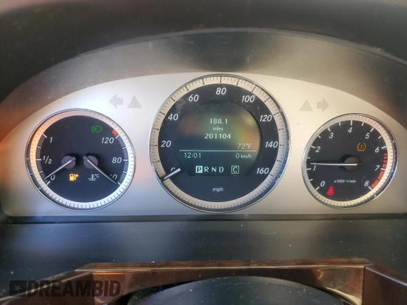 2010 Mercedes-Benz GLK 350 with VIN WDCGG5GB1AF489922, listed as a Copart auction lot 75465594 with 201,104 mi miles and Salvage Title. Bid and sale history available at DreamBid. Image 9.