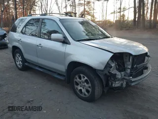 2002 Acura MDX Touring Pkg with VIN 2HNYD186X2H504618, listed as a IAAI auction lot 40973481 with 239,602 mi miles. Bid and sale history available at carsss.com. Image 1.