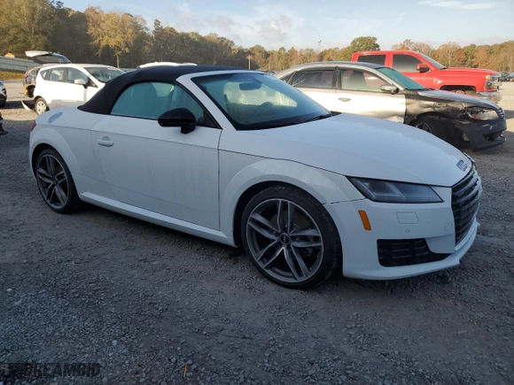 2017 Audi TT Roadster with VIN TRUT5CFV2H1007191, listed as a Copart auction lot 76978464 with NaN miles and Salvage Title. Bid and sale history available at carsss.com. Image 4.