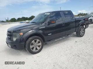 2013 Ford F-150 XL with VIN 1FTFW1CT9DFA58163, listed as a Copart auction lot 52602525 with 213,407 mi miles and Salvage Title. Bid and sale history available at carsss.com. Image 1.