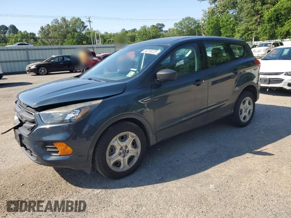 2019 Ford Escape S with VIN 1FMCU0F7XKUB48010, listed as a Copart auction lot 56246225 with 46,265 mi miles and Salvage title. Bid and sale history available at DreamBid. Image 1.