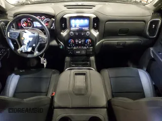 2021 Chevrolet Silverado 1500 LTZ with VIN 3GCUYGET2MG135004, listed as a Copart auction lot 50825955 with 53,594 mi miles and Salvage Title. Bid and sale history available at DreamBid. Image 8.