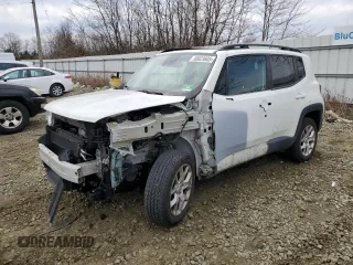 2015 Jeep Renegade Latitude with VIN ZACCJBBT8FPC10653, listed as a Copart auction lot 50023605 with 89,219 mi miles and Salvage Title. Bid and sale history available at carsss.com. Image 1.