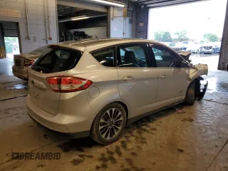 2017 Ford C-Max Energi Titanium with VIN 1FADP5FU7HL102237, listed as a Copart auction lot 57036184 with 68,070 mi miles and Salvage Title. Bid and sale history available at carsss.com. Image 3.