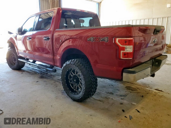 2018 Ford F-150 XL with VIN 1FTEW1E50JKD58719, listed as a Copart auction lot 59637045 with 80,914 mi miles and Salvage title. Bid and sale history available at DreamBid. Image 2.