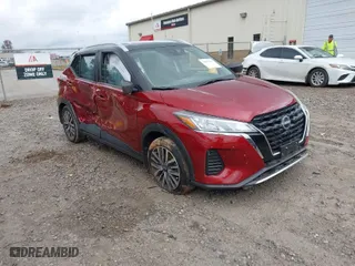 2024 Nissan Kicks SV with VIN 3N1CP5CV8RL504540, listed as a IAAI auction lot 41053627 with NaN miles. Bid and sale history available at carsss.com. Image 1.
