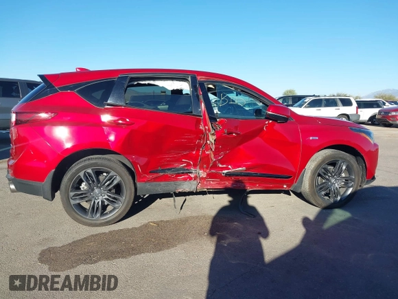 2022 Acura RDX w/A-Spec Package with VIN 5J8TC2H62NL018709, listed as a IAAI auction lot 41489517 with 20,928 mi miles. Bid and sale history available at carsss.com. Image 6.