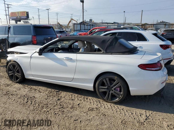 2021 Mercedes-Benz C 300 with VIN W1KWK8DBXMG066654, listed as a Copart auction lot 65975254 with Not Provided miles and Salvage Title. Bid and sale history available at DreamBid. Image 2.