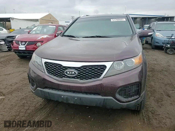 2013 Kia Sorento LX with VIN 5XYKTDA2XDG387261, listed as a Copart auction lot 51788685 with 57,131 mi miles and Salvage Title. Bid and sale history available at carsss.com. Image 12.
