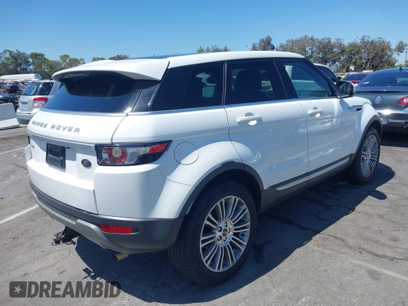 2012 Land Rover Range Rover Evoque Prestige Premium with VIN SALVV2BG5CH637557, listed as a IAAI auction lot 42708568 with 142,433 mi miles and . Bid and sale history available at DreamBid. Image 4.