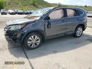 2014 Honda CR-V EX z VIN 2HKRM4H53EH624730, wystawiony jako Copart lot #60162065 z przebiegiem Nie podano mil oraz Czysty tytuł • Clean title. Historia ofert i sprzedaży dostępna na DreamBid. Obrazek 1.