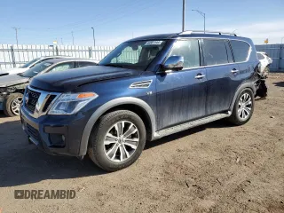 2019 Nissan Armada SV with VIN JN8AY2NC7K9583519, listed as a Copart auction lot 44861144 with 109,138 mi miles. Bid and sale history available at carsss.com. Image 1.