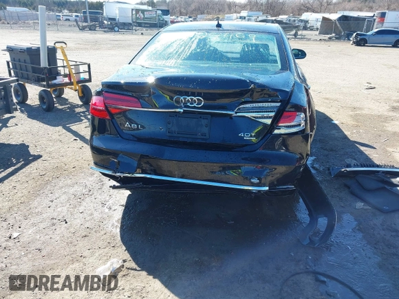 2015 Audi A8 L 4.0T with VIN WAU32AFD1FN021343, listed as a IAAI auction lot 41634469 with 88,229 mi miles. Bid and sale history available at carsss.com. Image 17.
