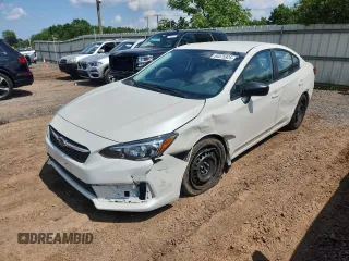 2020 Subaru Impreza with VIN 4S3GKAB67L3602929, listed as a Copart auction lot 64075925 with 21,029 mi miles and Salvage title. Bid and sale history available at DreamBid. Image 1.
