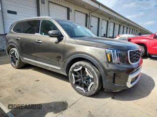 2025 Kia Telluride S with VIN 5XYP64GC7SG569834, listed as a Copart auction lot 60002555 with 13,096 mi miles and Non repairable. Bid and sale history available at DreamBid. Image 4.