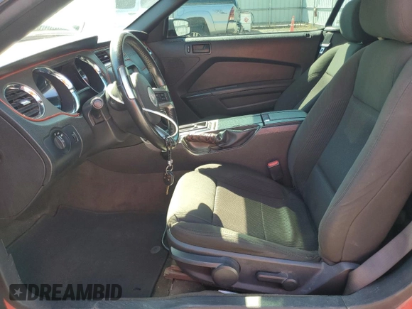 2013 Ford Mustang V6 with VIN 1ZVBP8EM4D5280445, listed as a Copart auction lot 55115015 with 191,611 mi miles and Salvage title. Bid and sale history available at DreamBid. Image 7.