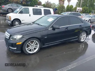 2012 Mercedes-Benz C 250 Sport with VIN WDDGF4HB4CR208768, listed as a IAAI auction lot 42233333 with 151,884 mi miles and . Bid and sale history available at DreamBid. Image 2.