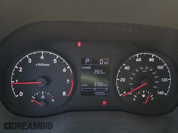 2019 Hyundai Accent SE with VIN 3KPC24A34KE065760, listed as a Copart auction lot 50911935 with 90,835 mi miles and Salvage Title. Bid and sale history available at carsss.com. Image 9.