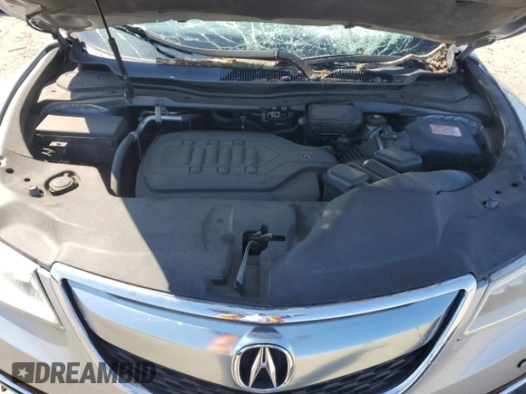 2014 Acura MDX Advance with VIN 5FRYD4H87EB036932, listed as a Copart auction lot 48427385 with Not Provided miles and Salvage Title. Bid and sale history available at DreamBid. Image 12.
