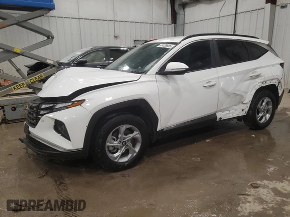 2023 Hyundai Tucson SEL with VIN 5NMJBCAE6PH226676, listed as a Copart auction lot 41426695 with 18,523 mi miles and Salvage Title. Bid and sale history available at carsss.com. Image 1.