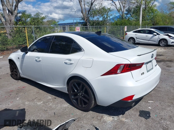 2014 Lexus IS 250 with VIN JTHBF1D26E5021050, listed as a IAAI auction lot 41688315 with 136,567 mi miles. Bid and sale history available at carsss.com. Image 3.
