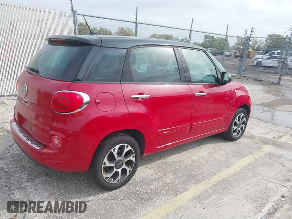 2015 FIAT 500L Easy with VIN ZFBCFABH2FZ031178, listed as a IAAI auction lot 41713378 with 110,830 mi miles and . Bid and sale history available at DreamBid. Image 4.