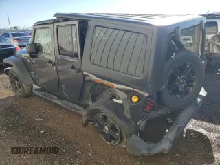 2016 Jeep Wrangler Unlimited Sport with VIN 1C4BJWDG4GL210206, listed as a Copart auction lot 80988164 with 101,544 mi miles and Salvage Title. Bid and sale history available at DreamBid. Image 2.