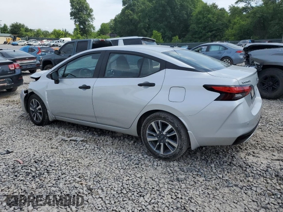 2024 Nissan Versa S with VIN 3N1CN8DV8RL837729, listed as a Copart auction lot 60730765 with 46,064 mi miles and Salvage title. Bid and sale history available at DreamBid. Image 2.