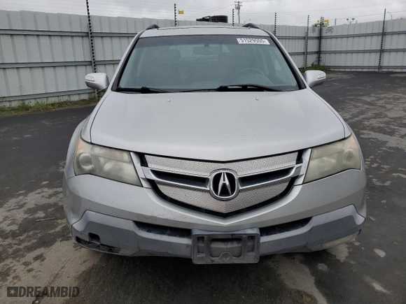 2009 Acura MDX with VIN 2HNYD28259H520514, listed as a Copart auction lot 51529555 with 184,345 mi miles and Salvage Title. Bid and sale history available at carsss.com. Image 5.