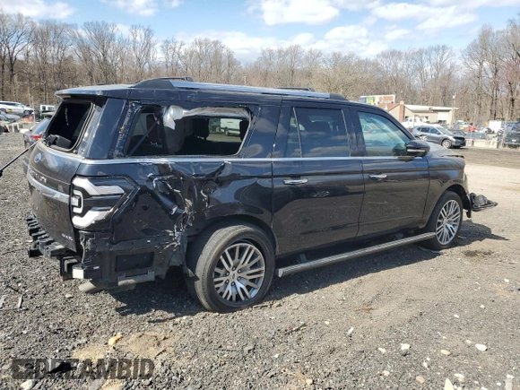 2024 Ford Expedition Max Limited z VIN 1FMJK2A89REA10004, wystawiony jako Copart lot #50166535 z przebiegiem 34 981 mil mil oraz Czysty tytuł • Clean title. Historia ofert i sprzedaży dostępna na DreamBid. Obrazek 3.