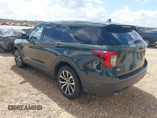 2022 Ford Explorer ST-Line with VIN 1FMSK8KH3NGA73166, listed as a IAAI auction lot 41909143 with 43,303 mi miles. Bid and sale history available at carsss.com. Image 3.