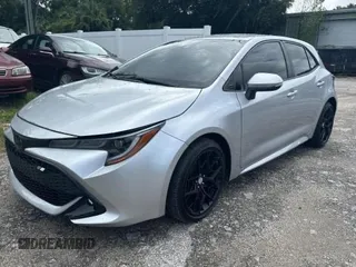 2021 Toyota Corolla Hatchback SE with VIN JTNB4MBE0M3129627, listed as a Copart auction lot 46258355 with 32,768 mi miles and Salvage Title. Bid and sale history available at carsss.com. Image 2.