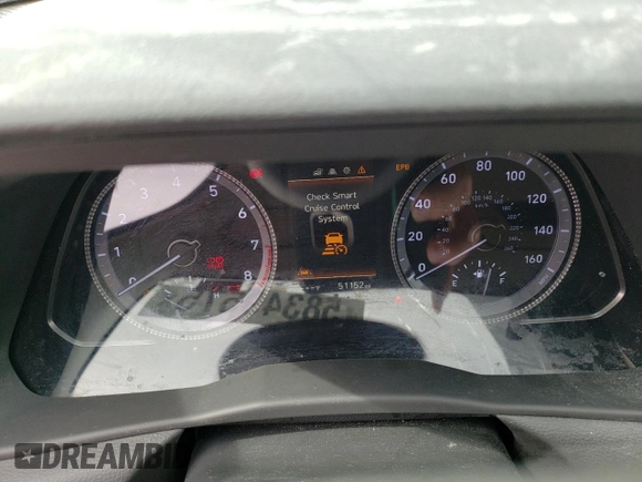 2023 Hyundai Sonata SEL z VIN KMHL64JA1PA283227, wystawiony jako Copart lot #58349575 z przebiegiem 51 152 mil mil oraz Szkoda całkowita • Salvage title. Historia ofert i sprzedaży dostępna na DreamBid. Obrazek 9.