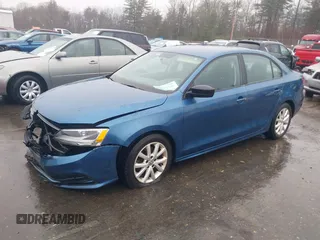 2015 Volkswagen Jetta Sedan 1.8T SE with VIN 3VWD17AJ7FM233634, listed as a IAAI auction lot 41942329 with 128,996 mi miles. Bid and sale history available at carsss.com. Image 17.