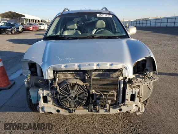 2005 Hyundai Santa Fe GLS with VIN KM8SC13E35U944772, listed as a Copart auction lot 76076634 with 115,754 mi miles and Salvage Title. Bid and sale history available at carsss.com. Image 5.