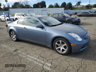 2006 Infiniti G35 Coupe with VIN JNKCV54E16M717279, listed as a Copart auction lot 88104745 with 140,898 mi miles and Salvage Title. Bid and sale history available at carsss.com. Image 4.