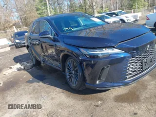 2024 Lexus RX with VIN 2T2BBMCA7RC051251, listed as a IAAI auction lot 41206305 with 4,876 mi miles. Bid and sale history available at carsss.com. Image 1.