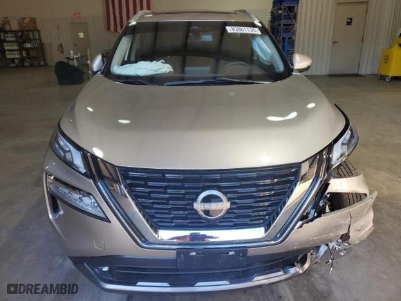 2022 Nissan Rogue SL with VIN JN8BT3CA8NW041880, listed as a Copart auction lot 83861134 with 0 mi miles and Salvage Title. Bid and sale history available at carsss.com. Image 5.