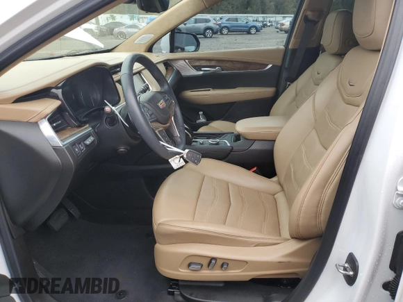 2022 Cadillac XT5 Premium Luxury AWD with VIN 1GYKNERSXNZ162971, listed as a Copart auction lot 88053015 with 0 mi miles and Salvage Title. Bid and sale history available at carsss.com. Image 7.
