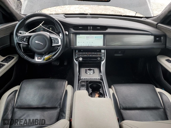 2016 Jaguar XF S with VIN SAJBM4BV0GCY00336, listed as a Copart auction lot 80828124 with 73,577 mi miles and Salvage Title. Bid and sale history available at carsss.com. Image 8.