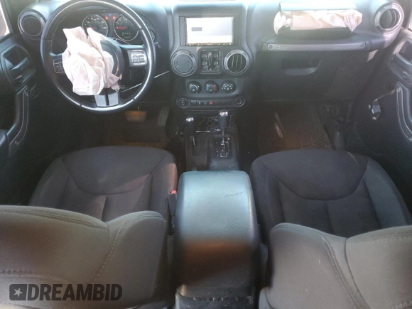 2014 Jeep Wrangler Unlimited Sport with VIN 1C4BJWDG8EL261074, listed as a Copart auction lot 87631195 with 163,225 mi miles and Salvage Title. Bid and sale history available at carsss.com. Image 8.