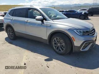 2022 Volkswagen Tiguan SE with VIN 3VV2B7AX9NM099219, listed as a Copart auction lot 63124545 with 39,860 mi miles and Salvage title. Bid and sale history available at DreamBid. Image 4.