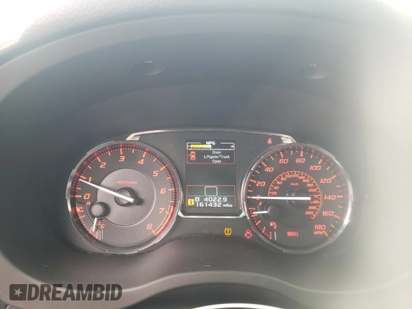 2017 Subaru WRX Limited with VIN JF1VA1J65H9807770, listed as a Copart auction lot 53721925 with 161,432 mi miles and Clean title. Bid and sale history available at DreamBid. Image 9.