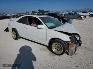 2001 Honda Civic EX with VIN 1HGEM21951L092016, listed as a Copart auction lot 44306205 with 0 mi miles and Salvage Title. Bid and sale history available at carsss.com. Image 4.