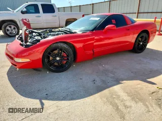 2002 Chevrolet Corvette with VIN 1G1YY22G825108012, listed as a Copart auction lot 59060125 with 218,585 mi miles and Salvage title. Bid and sale history available at DreamBid. Image 1.