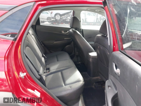 2018 Hyundai Kona Limited with VIN KM8K33A56JU105790, listed as a IAAI auction lot 41363532 with 123,285 mi miles. Bid and sale history available at carsss.com. Image 8.