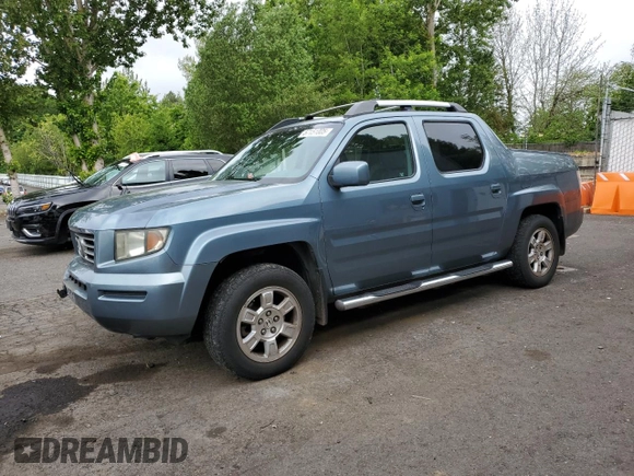 2008 Honda Ridgeline RTL with VIN 2HJYK16578H532435, listed as a Copart auction lot 57151005 with 171,301 mi miles and Salvage title. Bid and sale history available at DreamBid. Image 1.